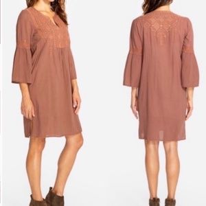 Johnny Was Workshop Megan Flare Sleeve Tunic Dress